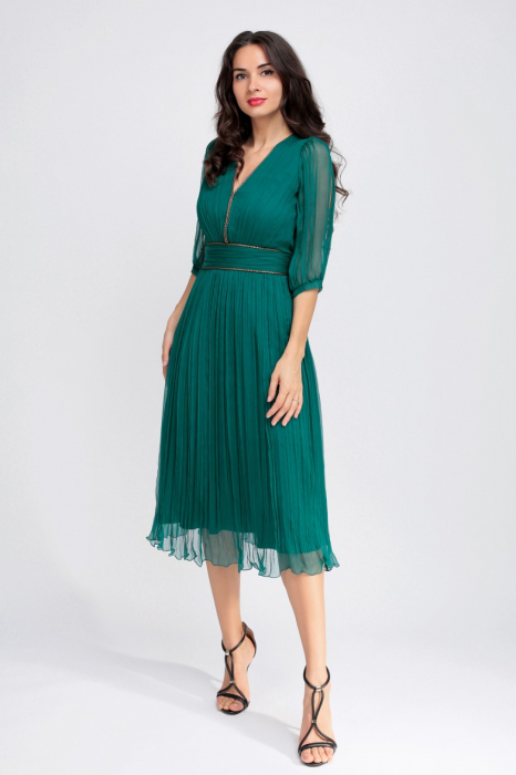 Rochie 588 verde ginette