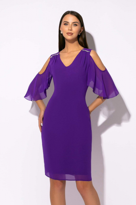 Rochie 592/M74 voal mov Ginette [2]