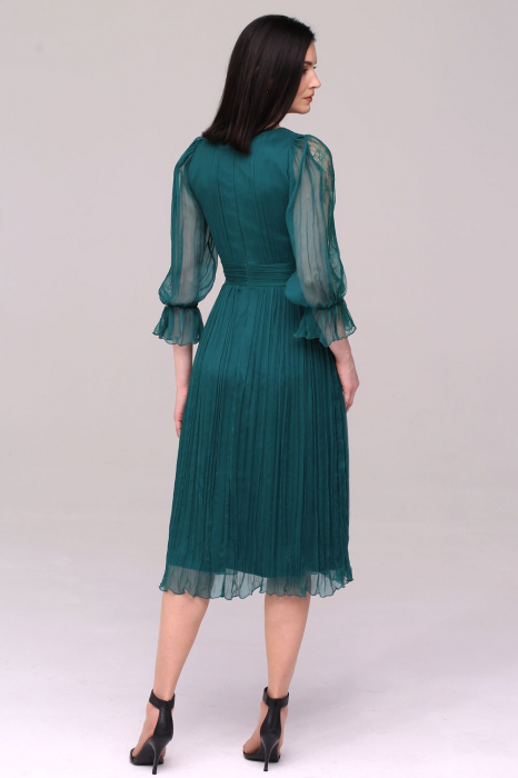 Rochie 598/T68 verde Ginette [2]
