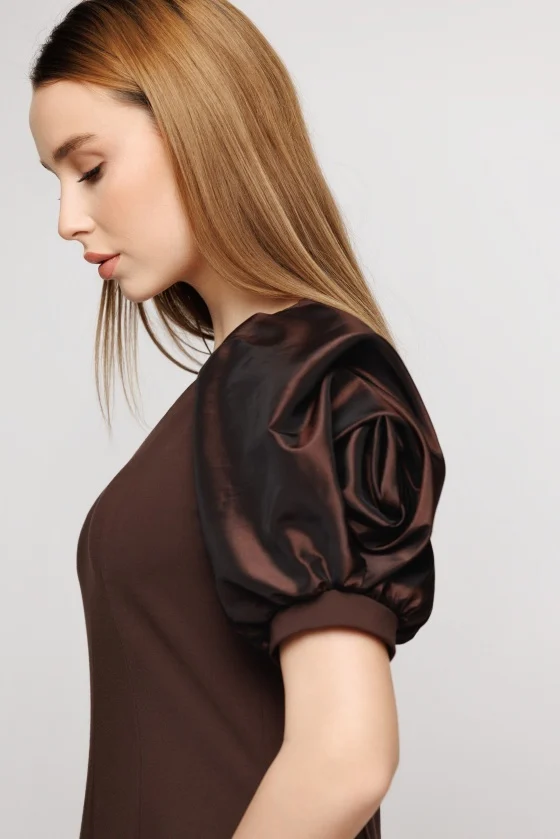 Rochie 6014 ciocolata Mizar [5]