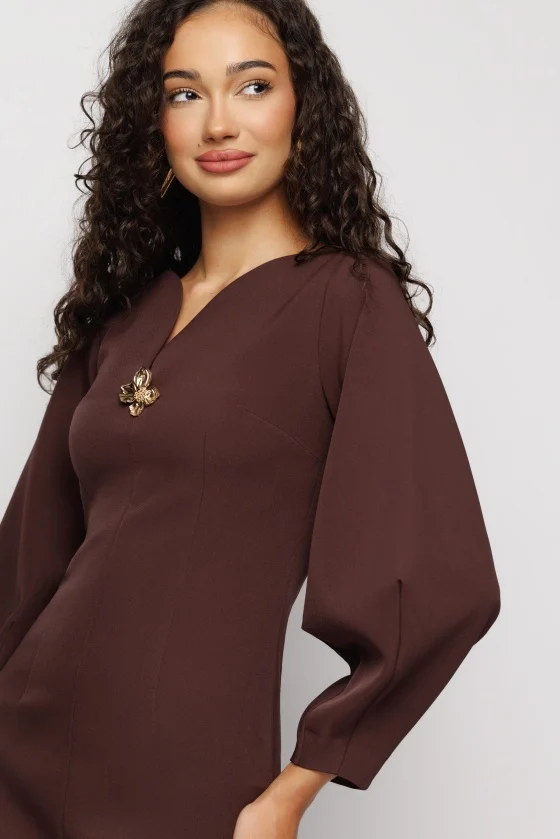 Rochie 6340 maro Mizar [5]