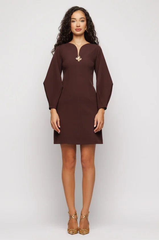Rochie 6340 maro Mizar [3]