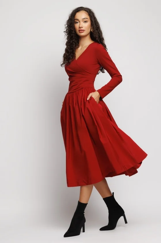 Rochie 6350 grena Mizar [5]