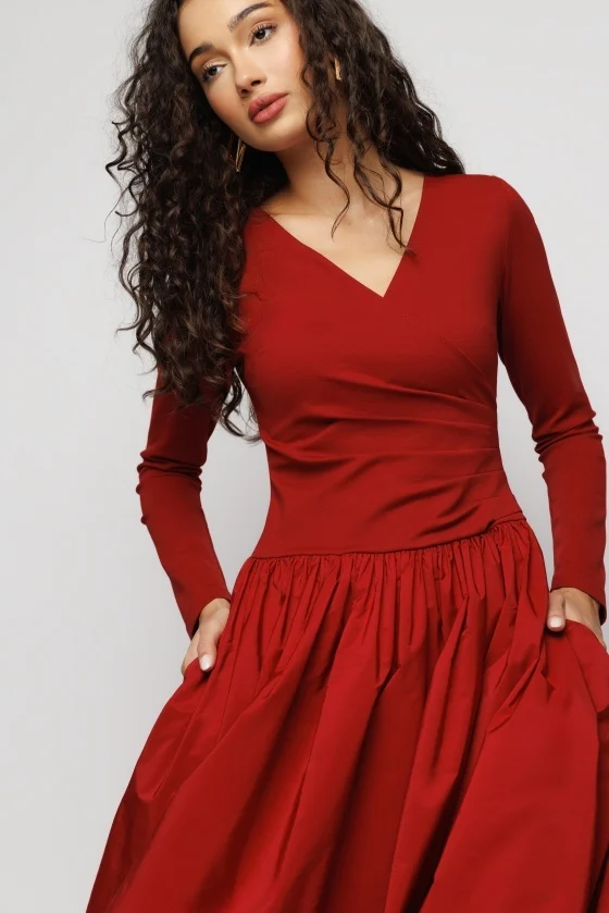 Rochie 6350 grena Mizar [6]