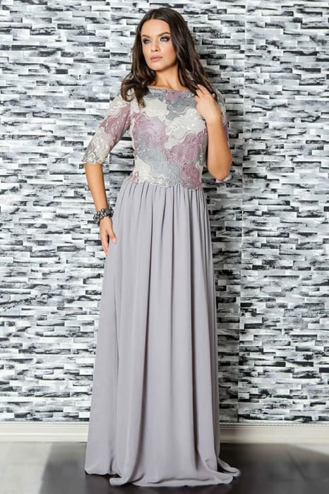 Rochie 655 gri Madelia