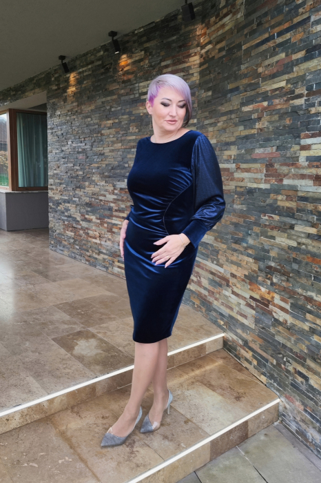 Rochie 672 bleumarine Viada [7]