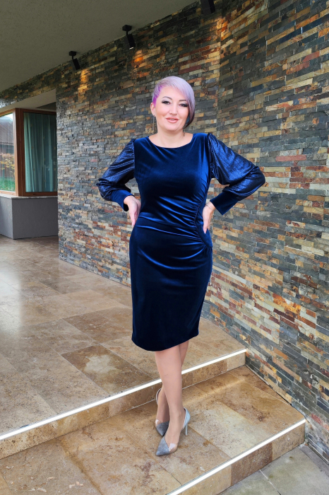 Rochie 672 bleumarine Viada [4]
