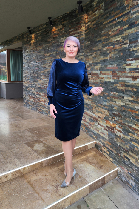 Rochie 672 bleumarine Viada [3]