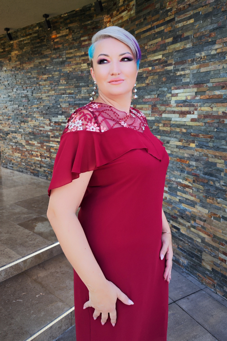Rochie 719 bordo Viada [4]