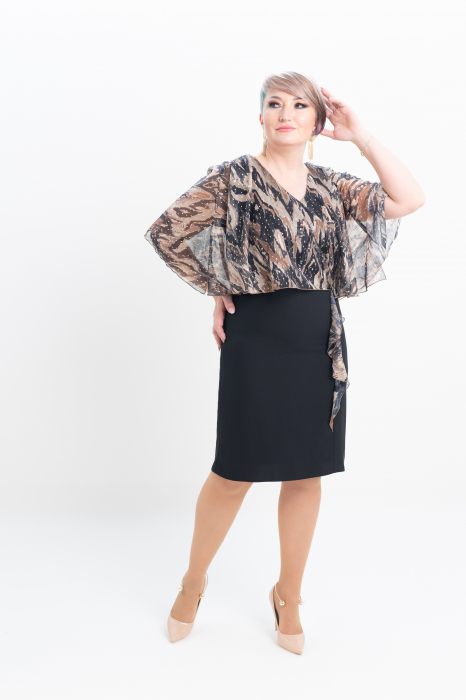 Rochie 741 neagra Viada [3]