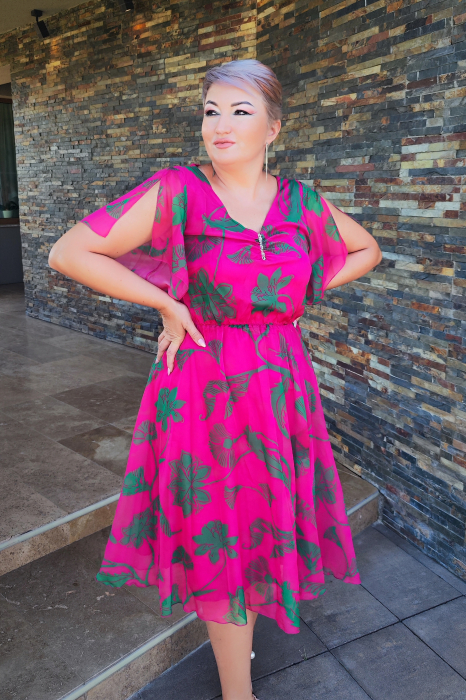 Rochie 767 ciclame Viada [5]