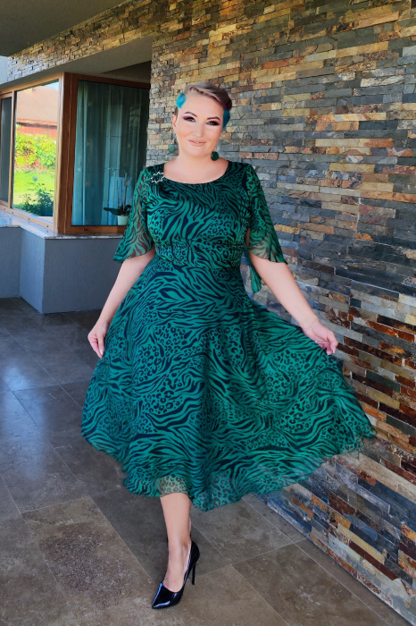 Rochie 768 imp verde Viada 46 [2]