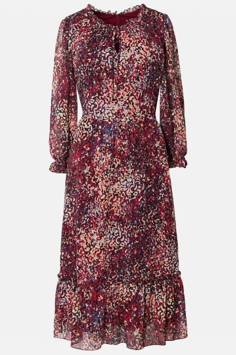 Rochie 840 imprimat grena Viada [3]