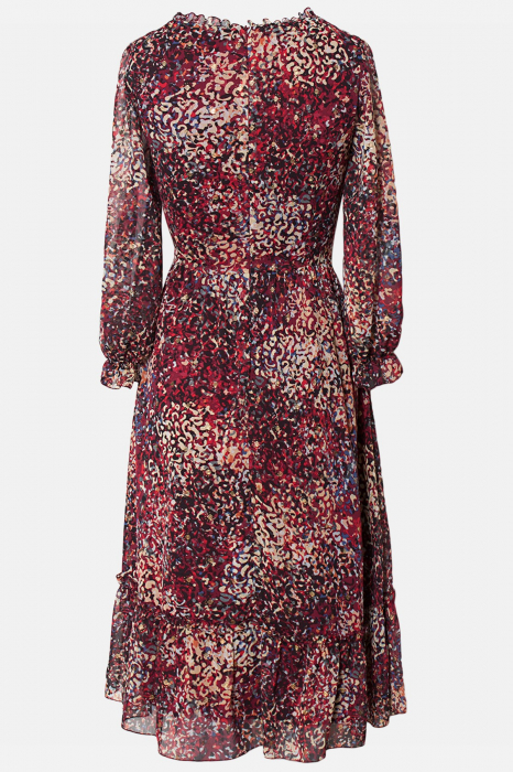 Rochie 840 imprimat grena Viada [2]
