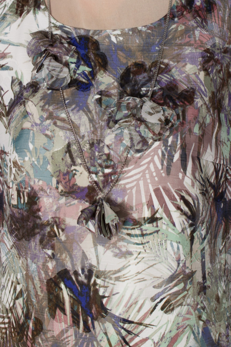 Rochie 904 imprimata verde Viada [7]