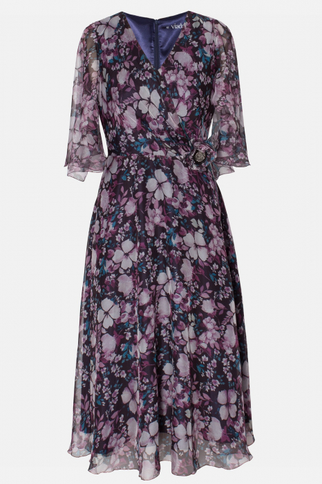 Rochie 909 inflorata mov Viada [7]