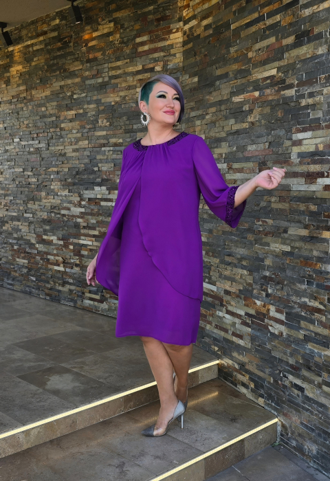 Rochie 925 ciclame Viada [4]