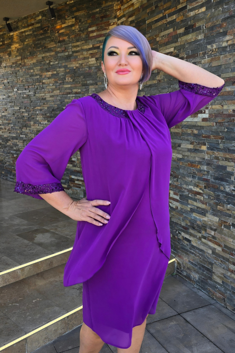 Rochie 925 ciclame Viada [6]