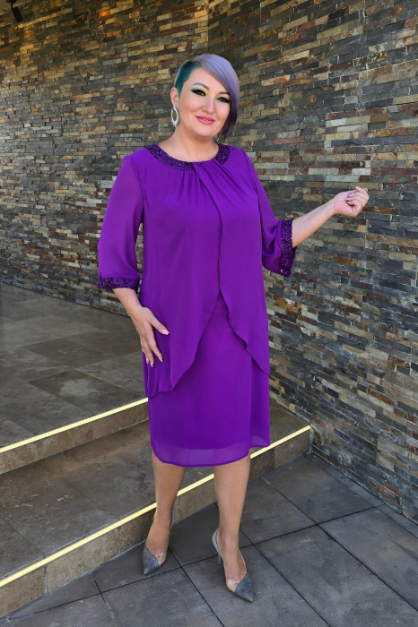 Rochie 925 ciclame Viada [3]
