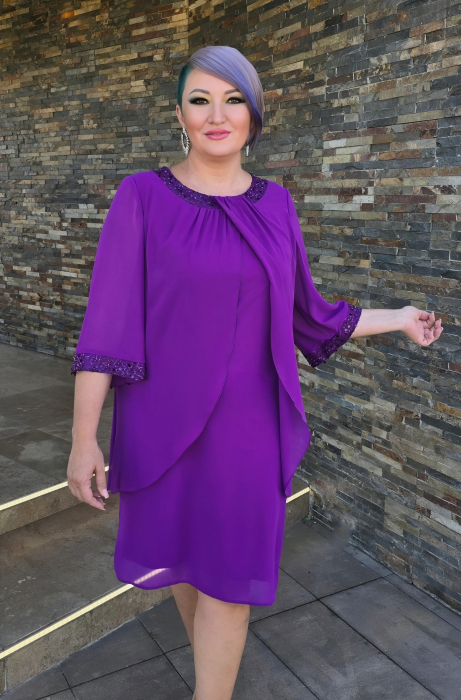 Rochie 925 ciclame Viada [5]