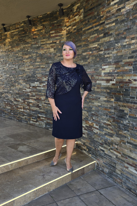 Rochie 927 bleumarine Viada [7]