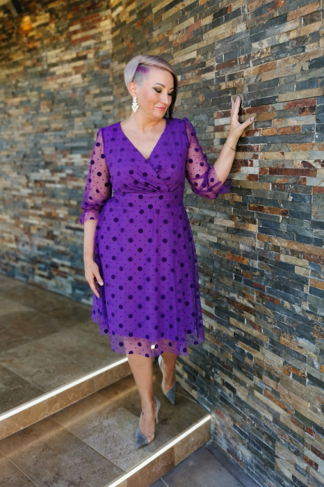 Rochie 977 mov Bel Punto [6]