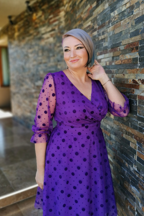 Rochie 977 mov Bel Punto [5]