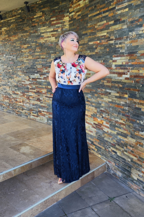 Rochie 991 inflorata Fany Lux [2]
