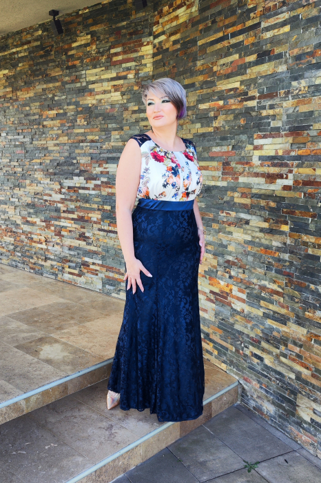 Rochie 991 inflorata Fany Lux [3]