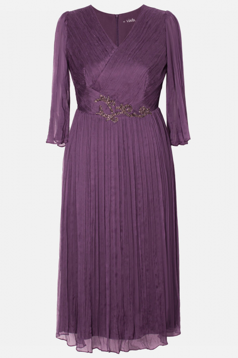 Rochie 995 matase naturala ametist Viada [3]