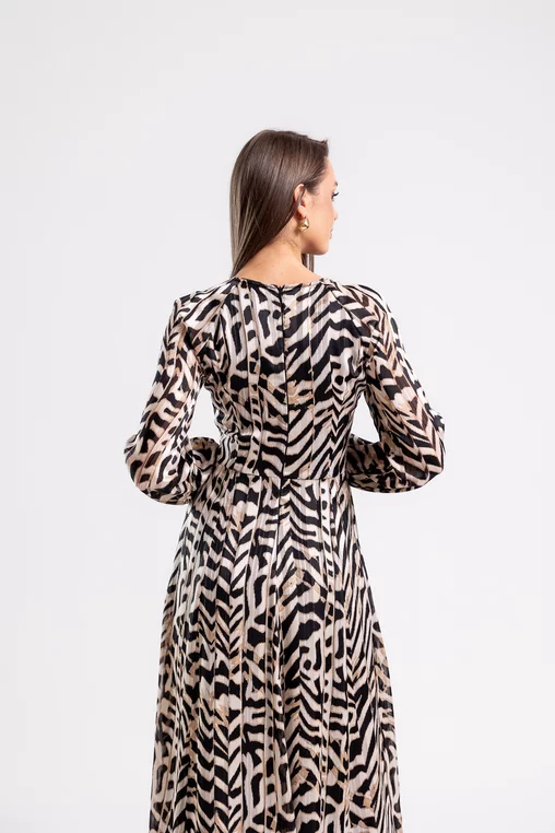 Rochie C8468 animal print Caramel [4]