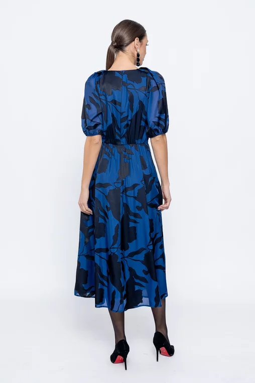 Rochie C8503 flori Caramel [6]