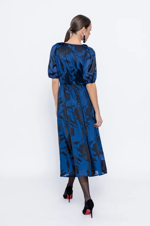 Rochie C8503 flori Caramel [7]