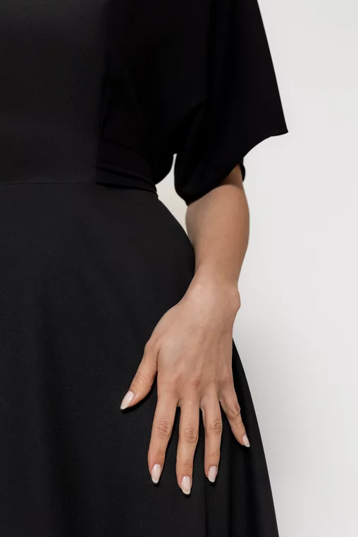 Rochie C8523 neagra Caramel [4]