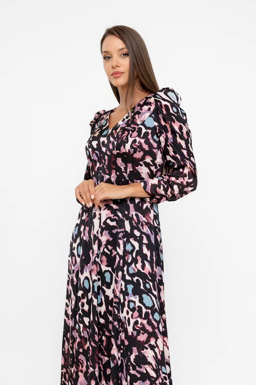 Rochie C8566 animal print Caramel [6]