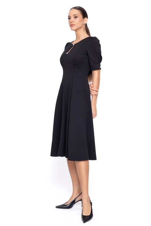Rochie C8608 neagra Caramel [3]