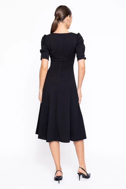 Rochie C8608 neagra Caramel [6]