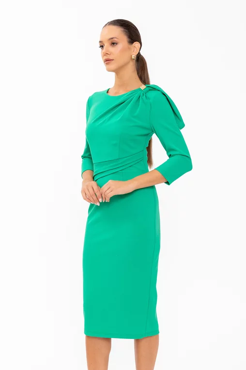 Rochie C8646 verde Caramel [3]
