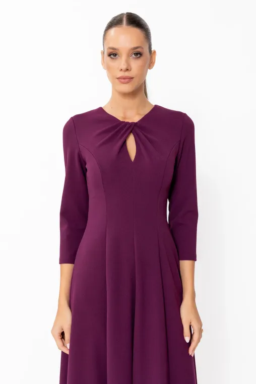 Rochie C8653 burgundy Caramel [3]