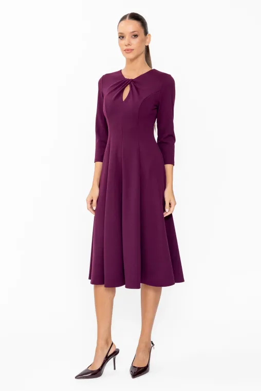Rochie C8653 burgundy Caramel [4]