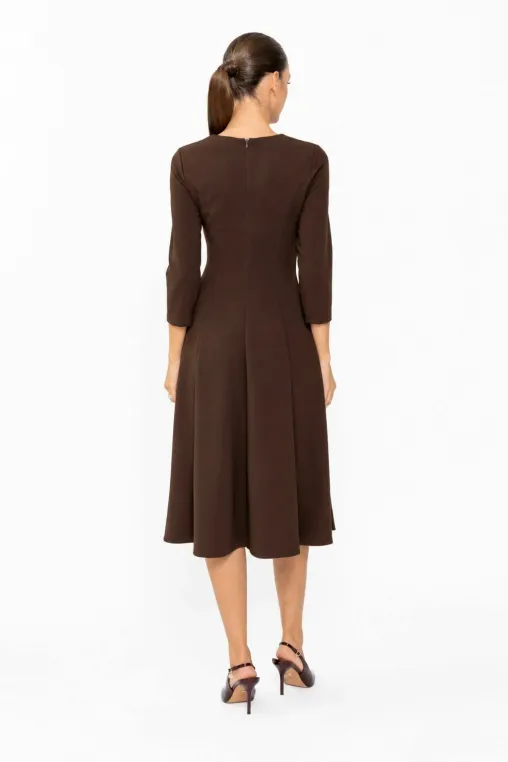 Rochie C8653 maro Caramel [2]
