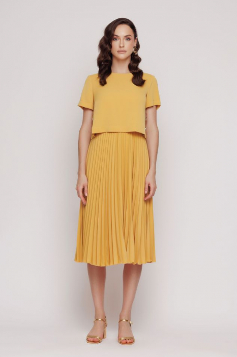 Rochie CC1MZ4115 galbena Mizar [2]