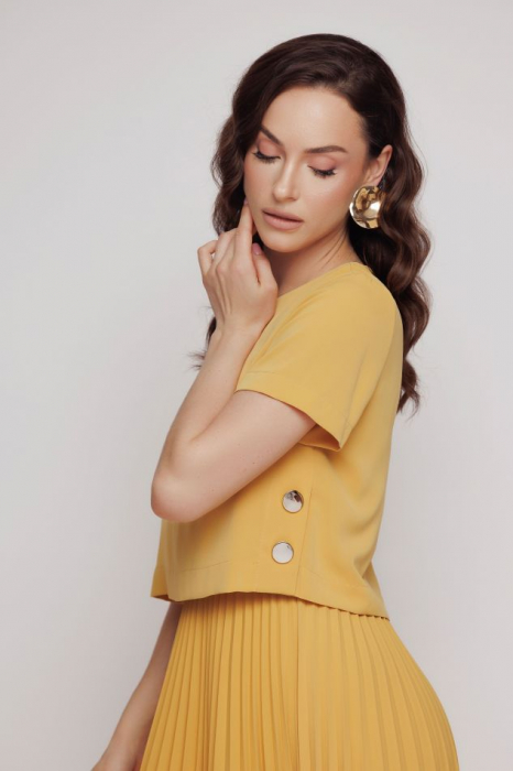 Rochie CC1MZ4115 galbena Mizar [3]