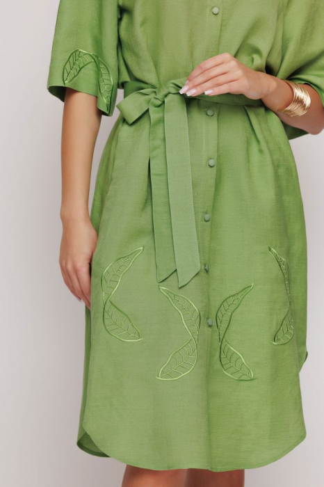 Rochie CC1MZ4188 in verde Mizar [5]