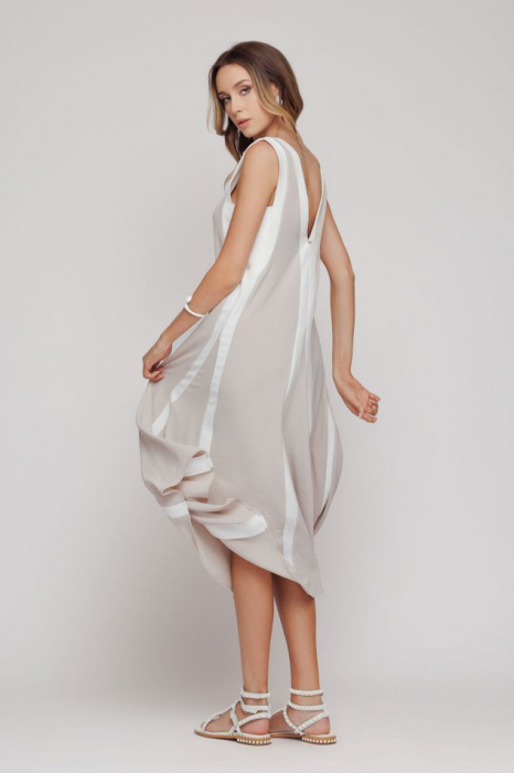 Rochie CC1MZ4247 bej Mizar [3]