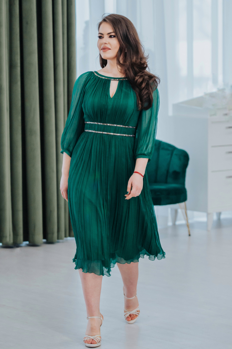 Rochie cleopatra verde ginette
