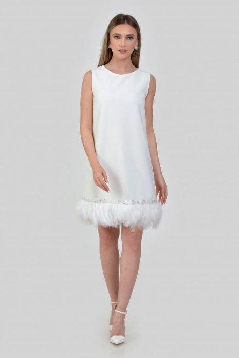Rochie ev1mz2170 alb mizar