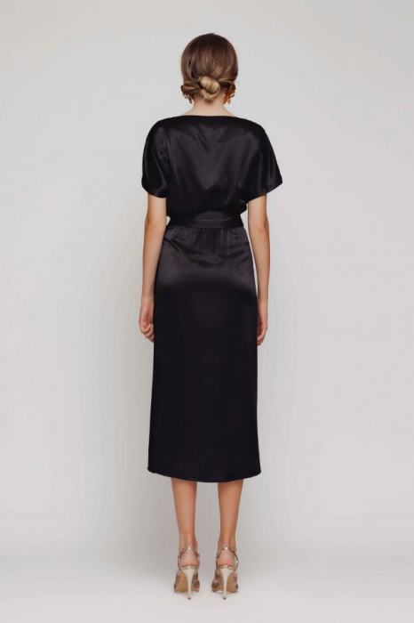 Rochie EV1MZ4208 petrecuta neagra Mizar [4]