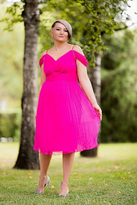Rochie fucsia m nat Ginette [5]