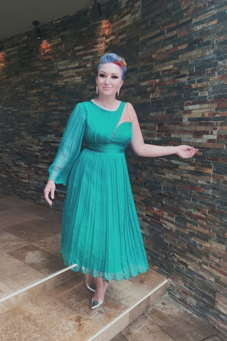Rochie M5071/T68 verde Ginette [5]